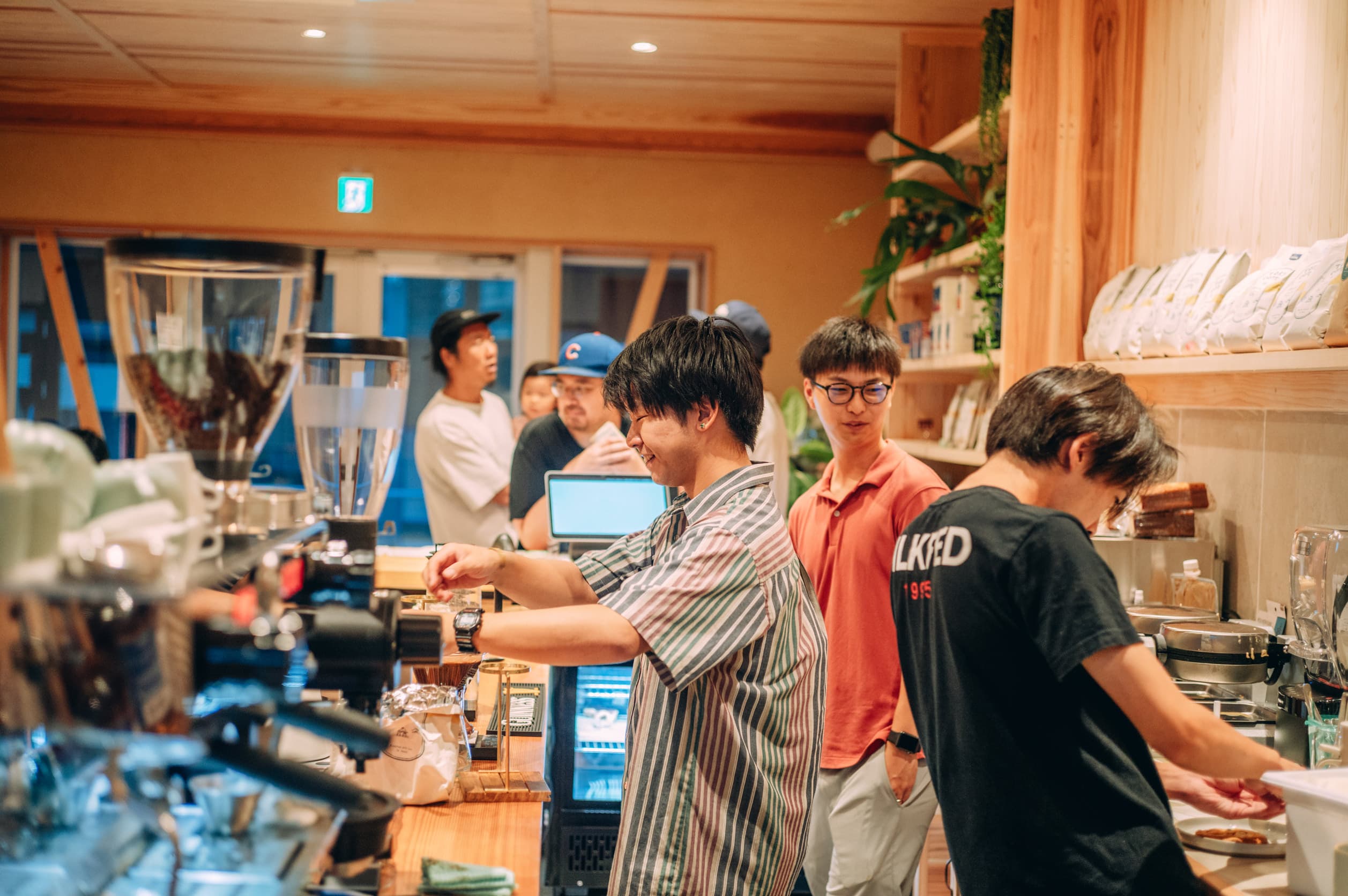 The Snobi counter in Tokyo